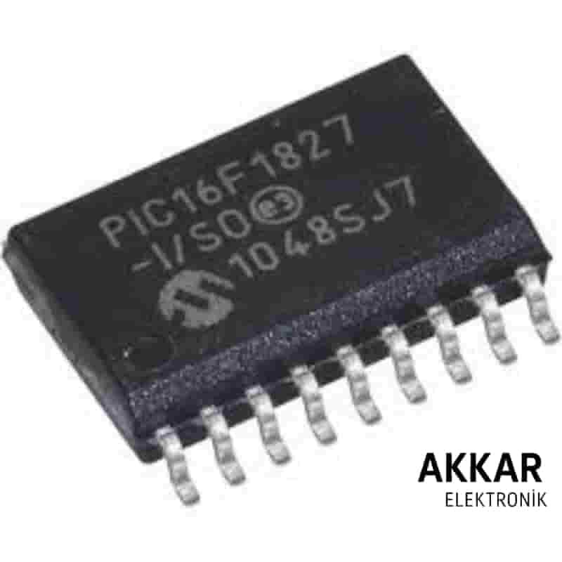 PIC16F1827 I/SO SMD SOIC-18 8-Bit 32 MHz Entegre 16F1827