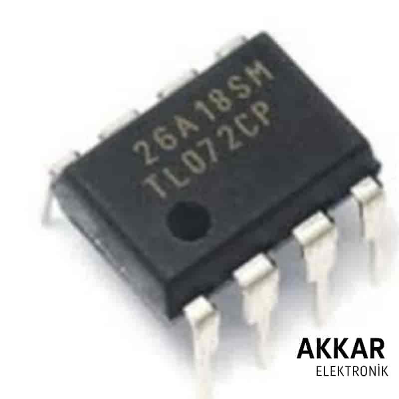 TL072CP DIP-8 OpAmp Entegresi