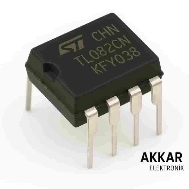 TL082CP DIP-8 OpAmp Entegresi