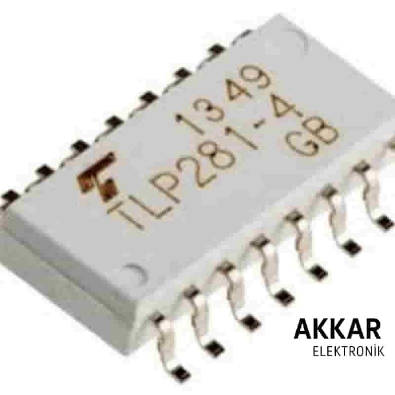 TLP281-4 SMD SOIC-16 Transistör Çıkışlı Optokuplör Entegresi
