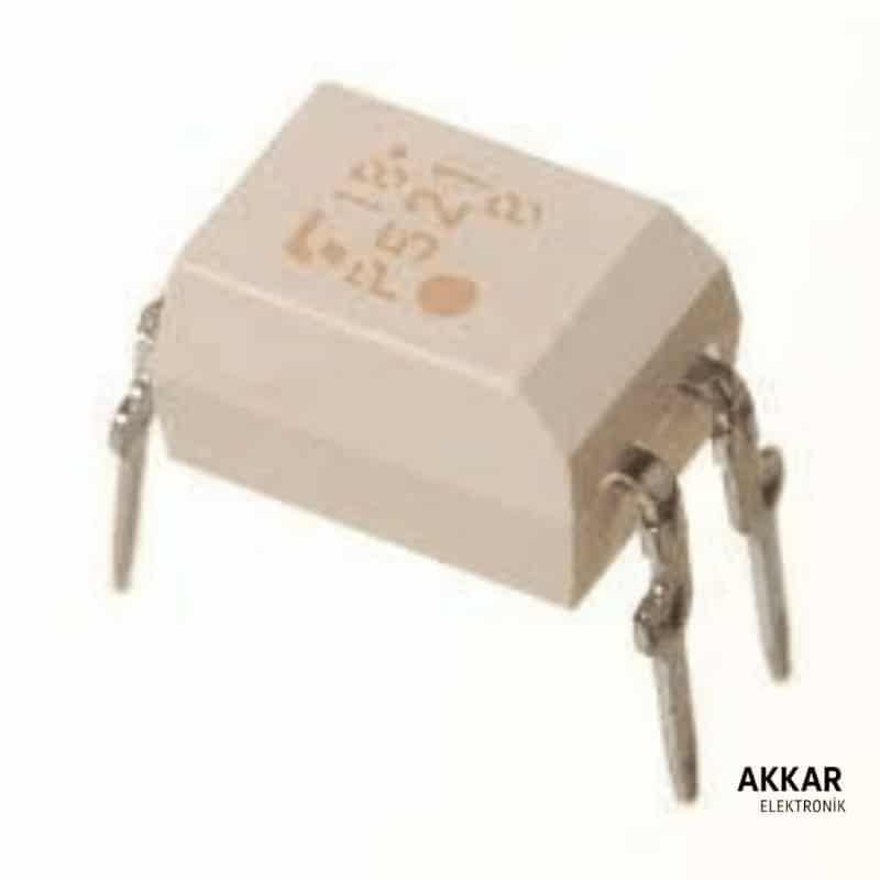 TLP521-1 DIP-4 Transistör Çıkışlı Optokuplör Entegresi