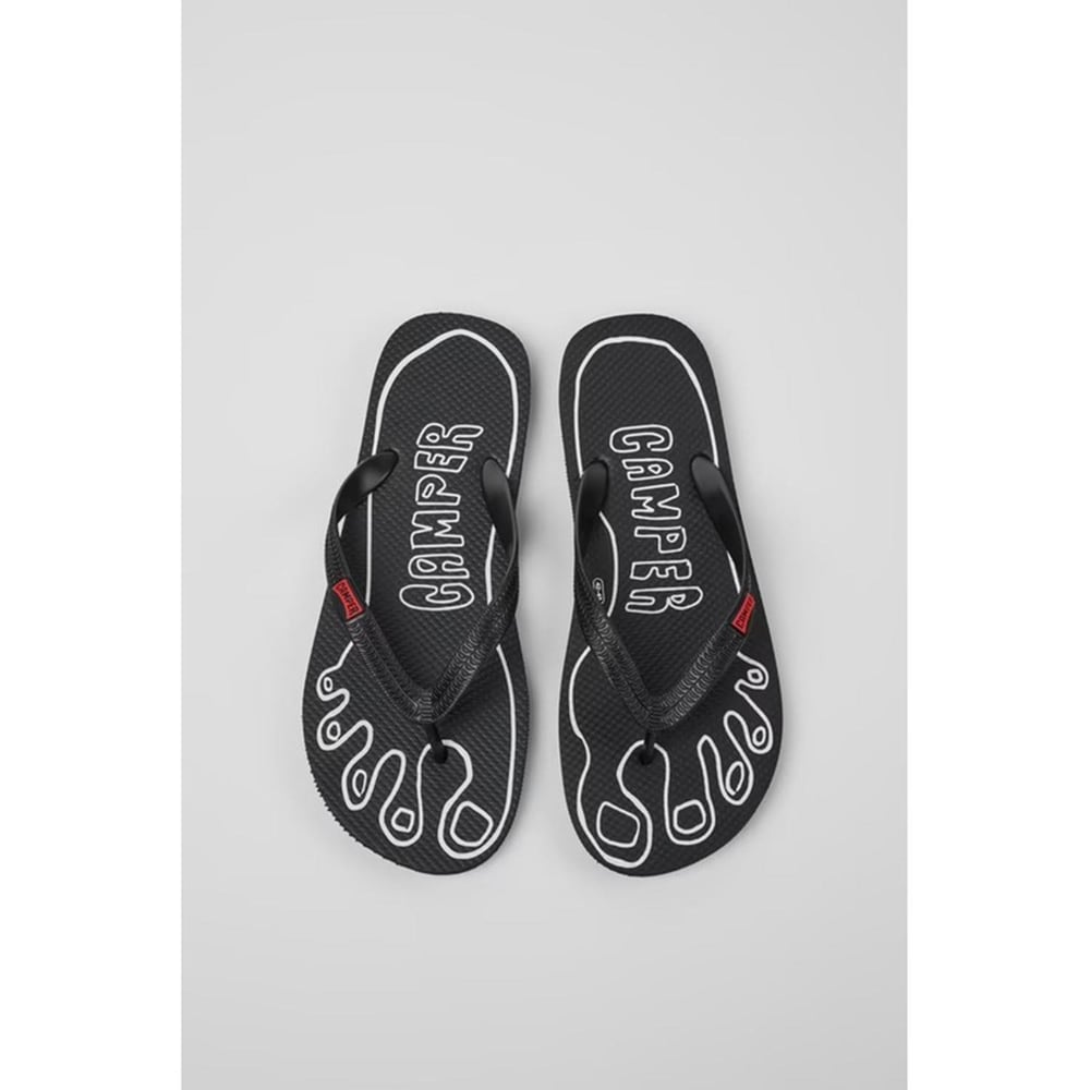 Camper Flip Flop Siyah Unisex Parmak Arası Terlik CMPK500024-001 CMP.001