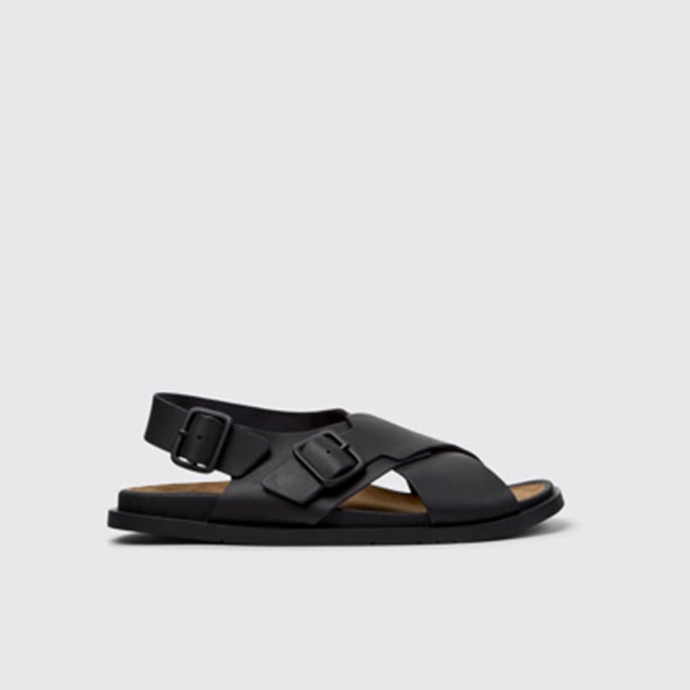 Camper Lluc Sandal Siyah Erkek Sandalet CMPK101092-001 CMP.001