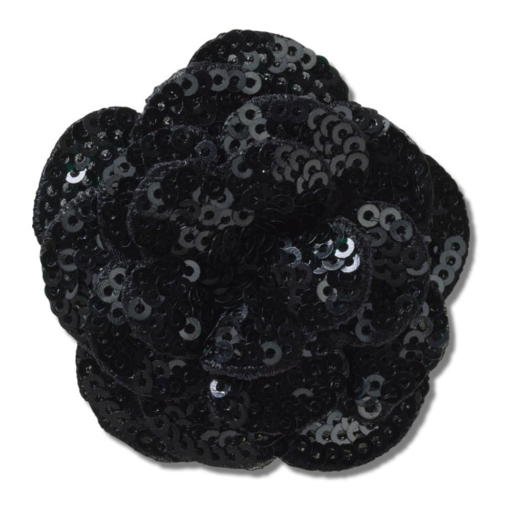 Jibbitz Black Sequin Flower J10017068