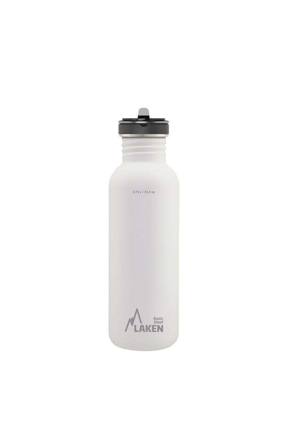 Laken Çelik 18/8 Flow Basic Şişe 0,75L - Beyaz LKBSF75BL