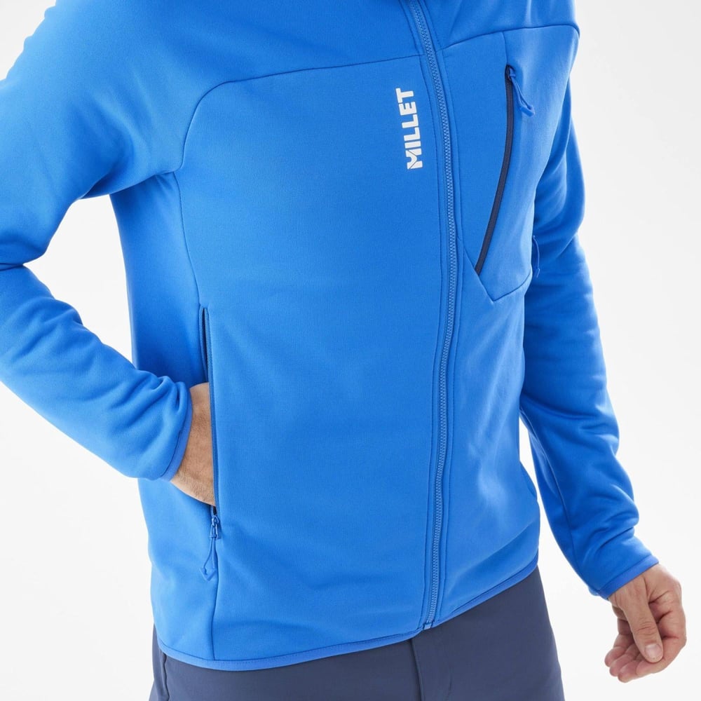 Millet SENECA FL HD Erkek Kapşonlu Polar Ceket tam Fermuar MIV10336 N3170