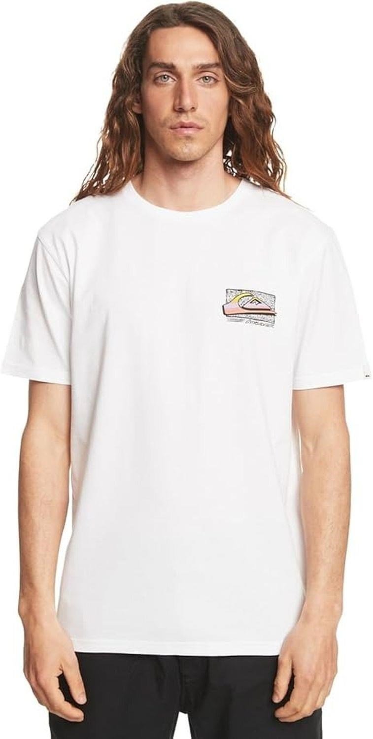 Quiksilver RETROFADE M TEES Erkek T-Shirt EQYZT07231-WBB0