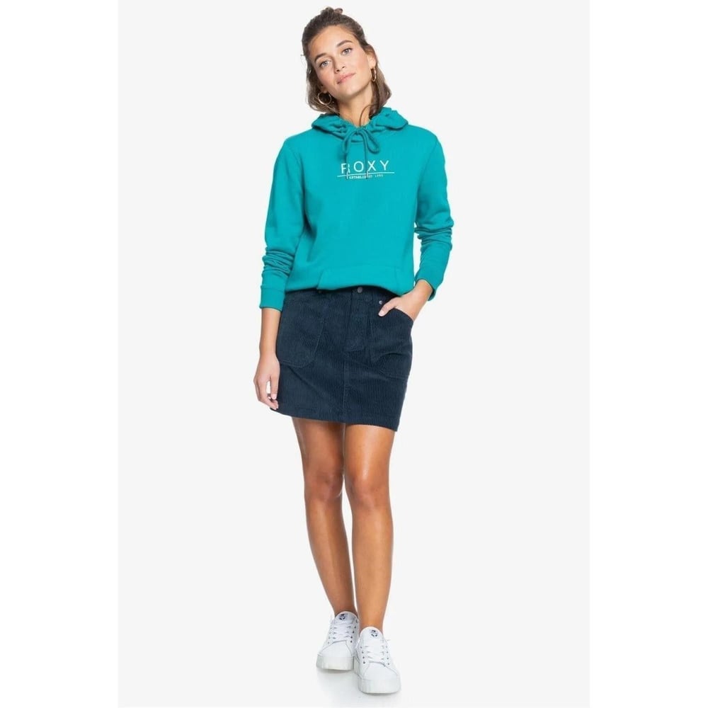 Roxy DAY BREAKS HOODIE BRUSHED Turkuaz Kadın Sweatshırt ERJFT04483