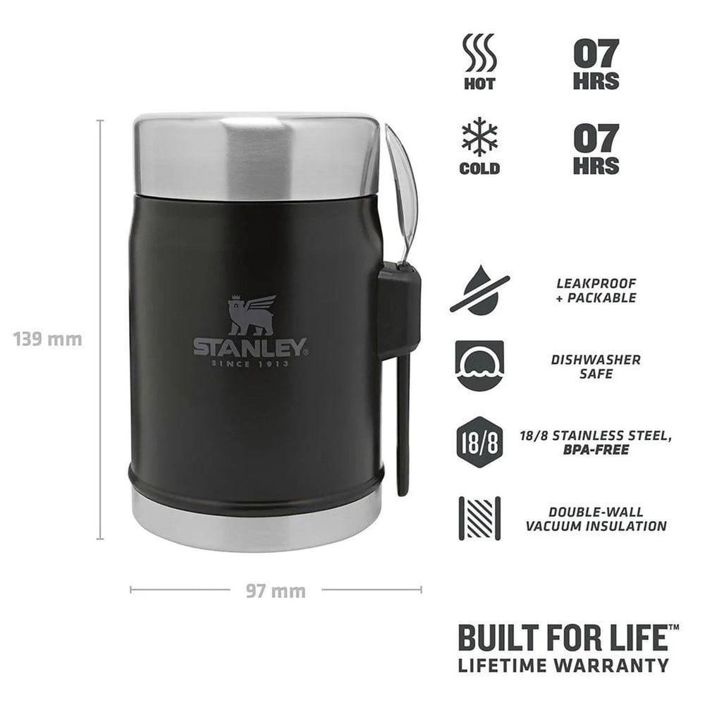 Stanley 1627719-STAN 14OZ CLASSIC VACFJ M.BLACK AS10-09382-005