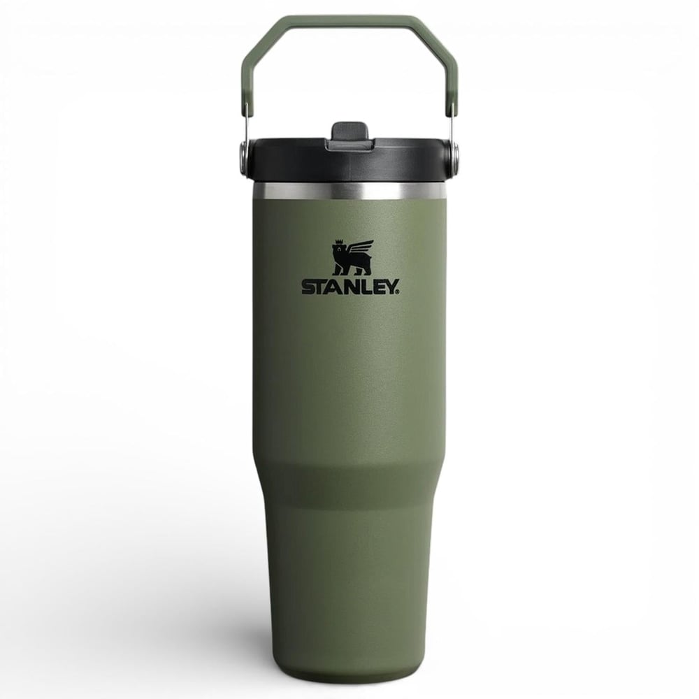 Stanley The IceFlow™ Flip Straw 2.0 Tumbler 0.89L / 30oz Dried Pine Termos AS1012043077