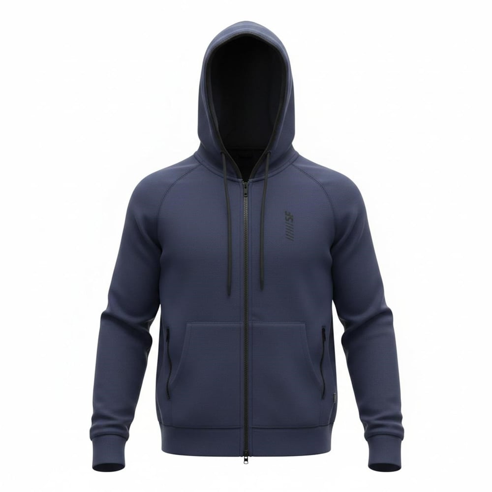 Superfly Kapüşonlu Erkek Tam Fermuar Sweatshirt SPF101232321715