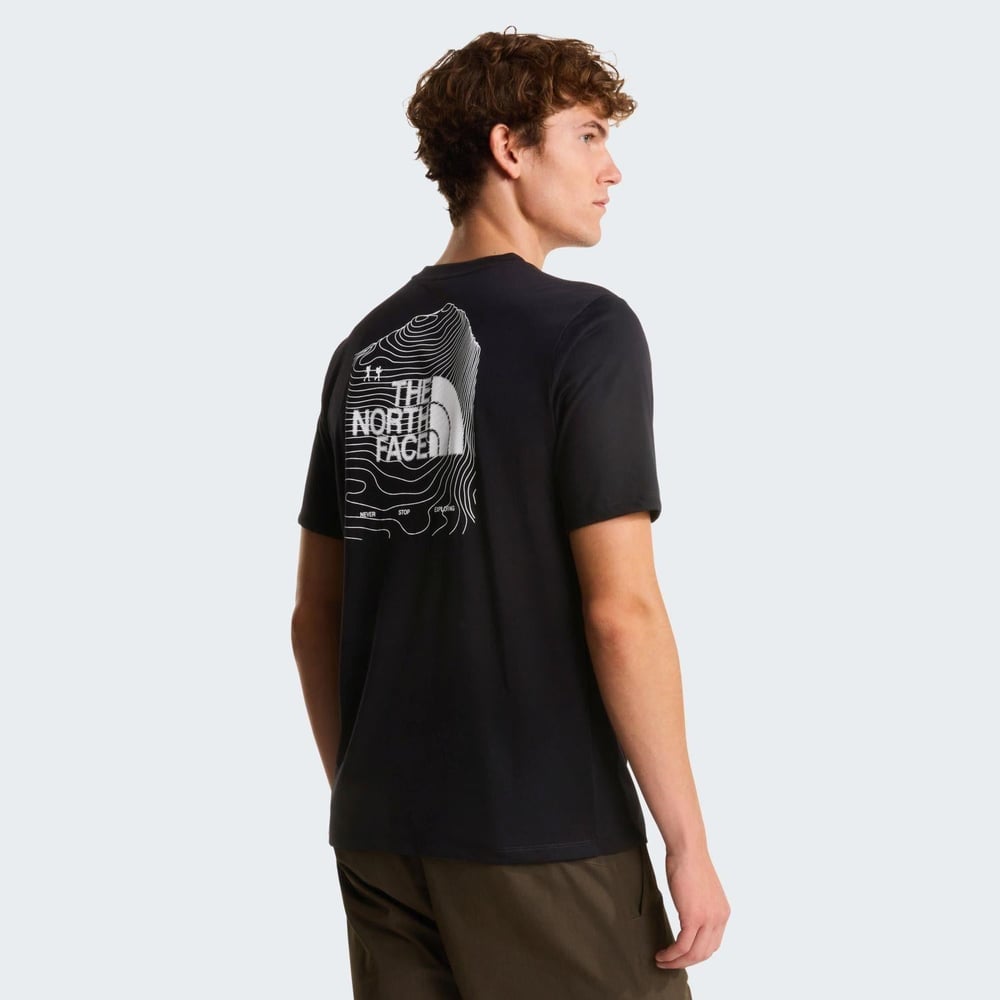 The North Face M BITMAP LOGO SHORT SLEEVES TEE-GRAPHIC Erkek Tişört NF0A8FTVJK31