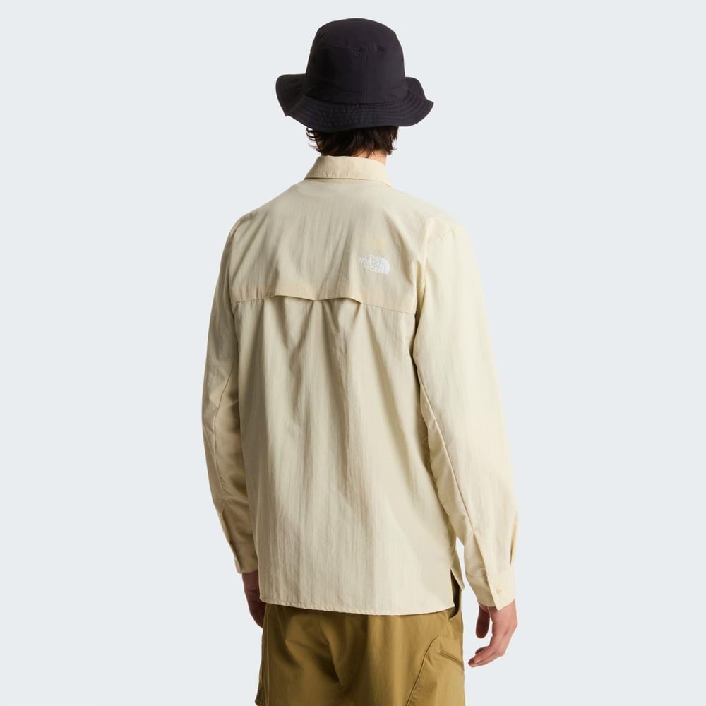The North Face M PACKABLE LONG SLEEVE SHIRT Erkek Tişört NF0A8FTRDOM1