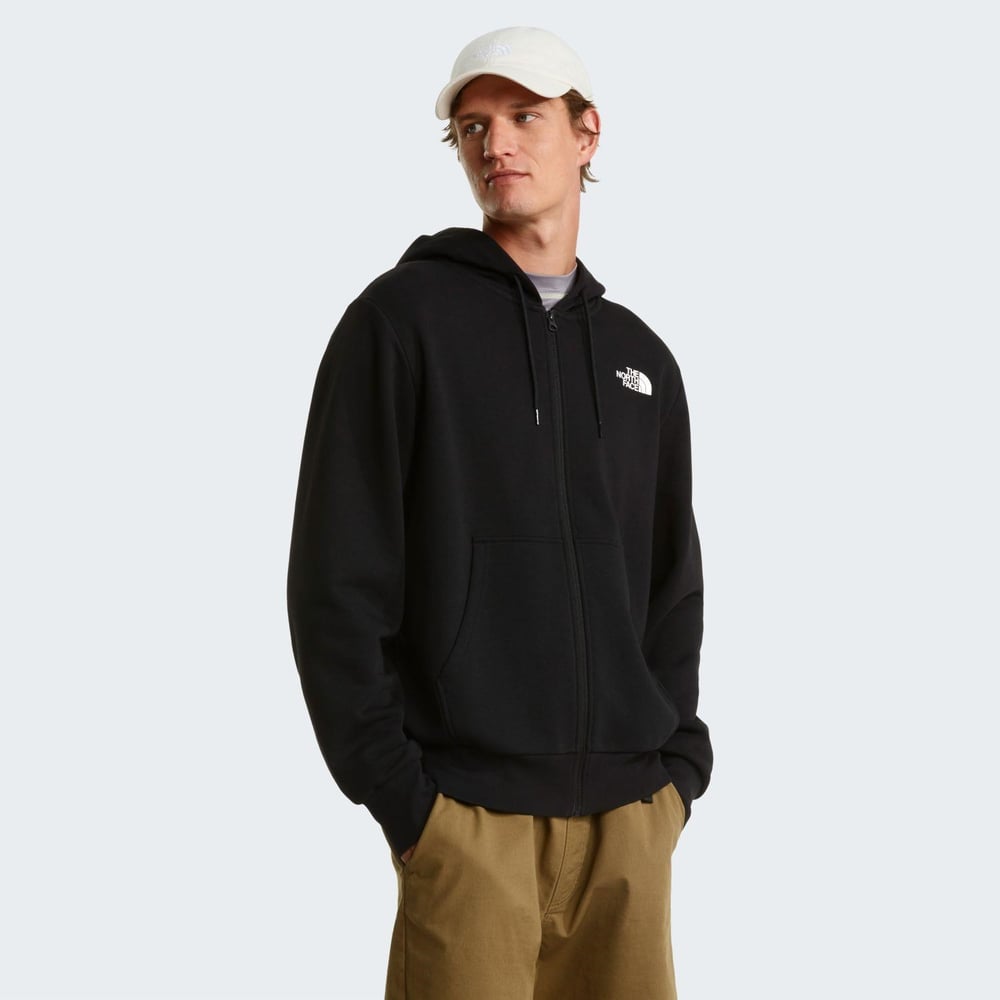 The North Face M SIMPLE DOME LIGHT REGULAR FULL ZIP HOO Erkek Sweatshirt NF0A8GQ7JK31