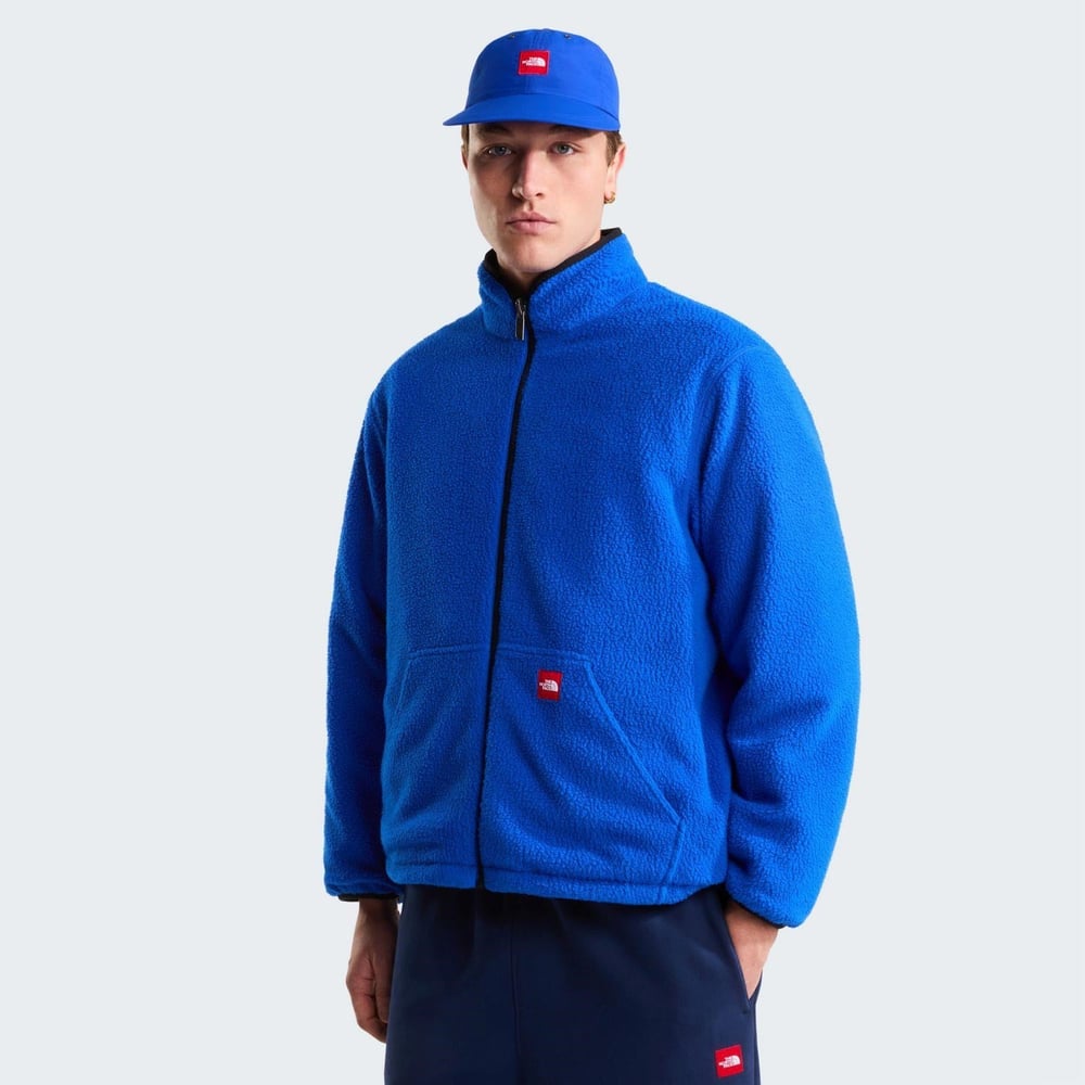 The North Face TNF Red Box Çift Taraflı Giyilebilen Polar Erkek Ceket NF0A8FH8OBI1