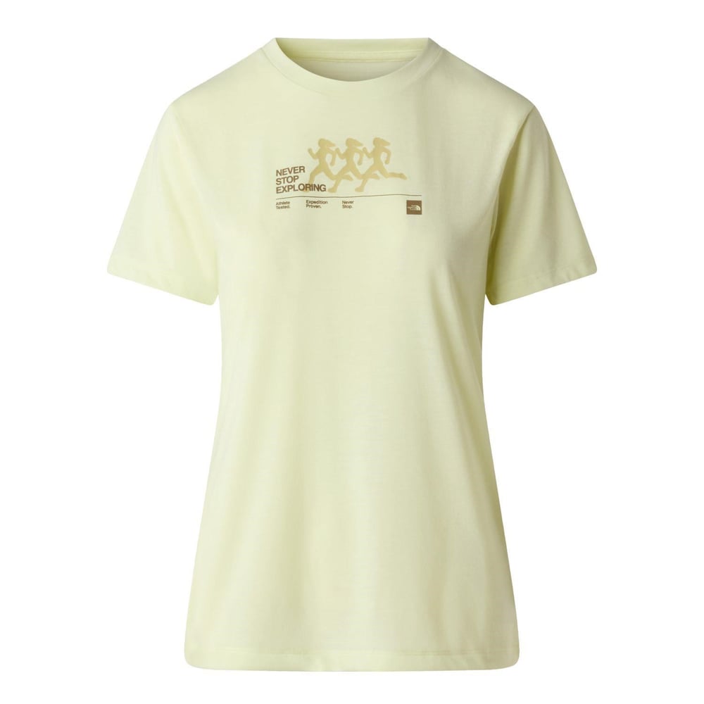 The North Face W BITMAP SILHOUETTE SHORT SLEEVES TEE-GR Kadın Tişört NF0A8G0CG6O1