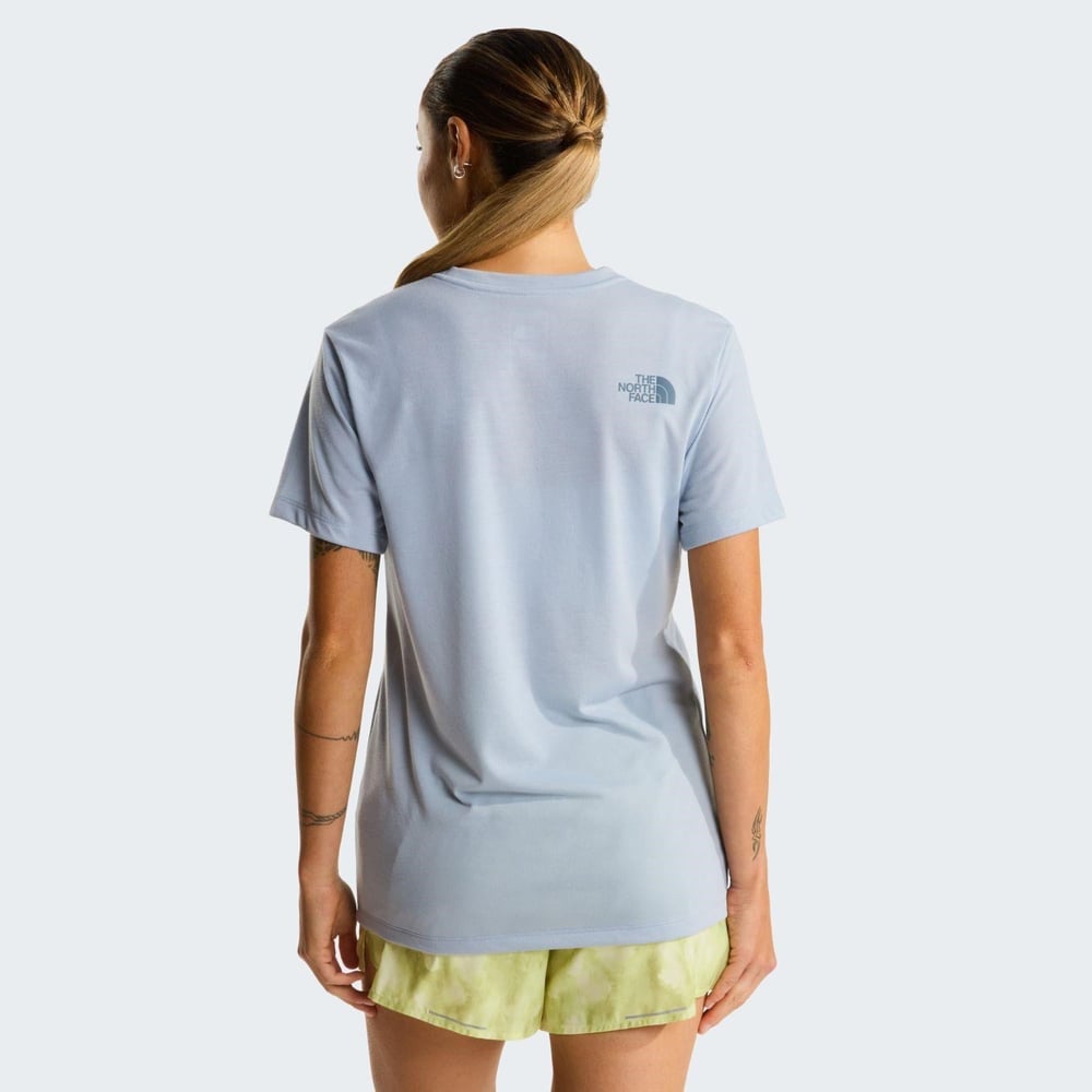 The North Face W BITMAP SILHOUETTE SHORT SLEEVES TEE-GR Kadın Tişört NF0A8G0CFM21