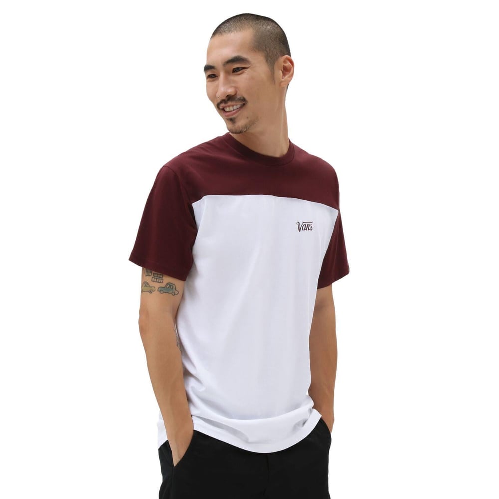 Vans Script Crew Block -B Erkek Tişört  VN0007G5KJN1