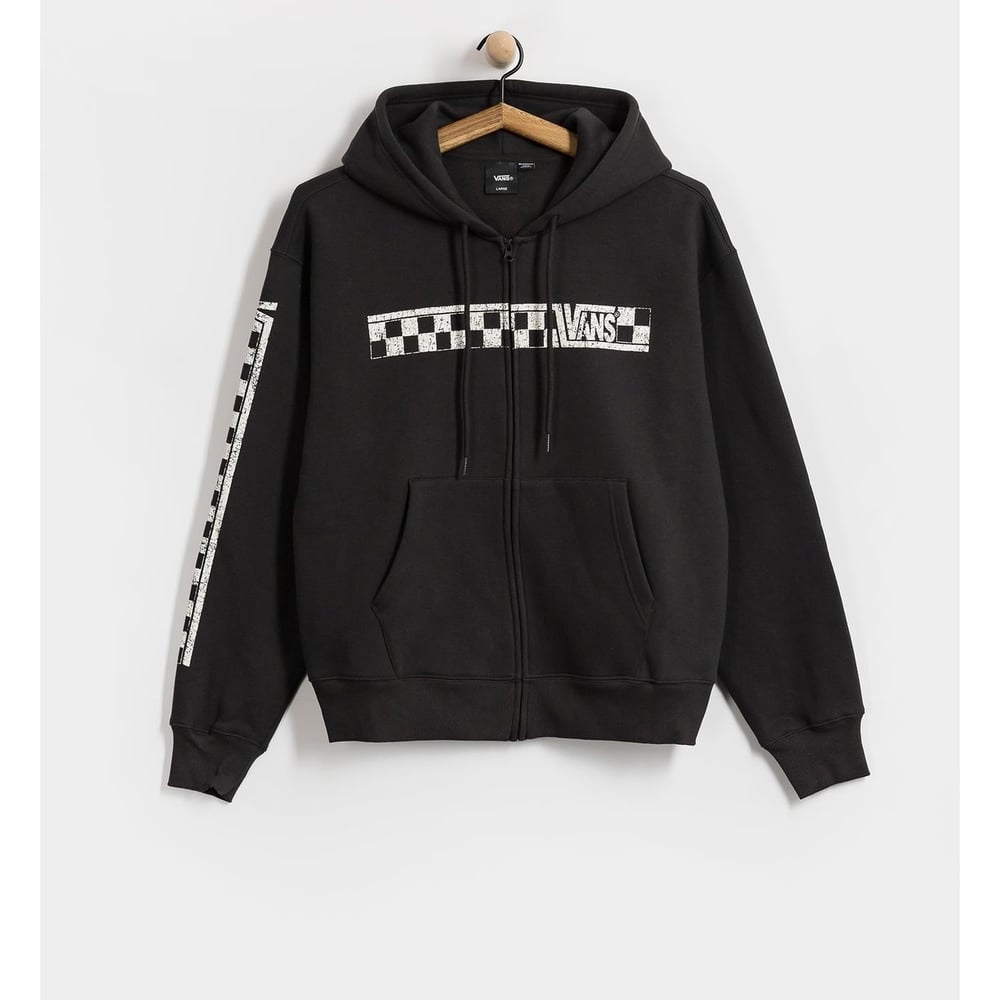 Vans Vans Racing Full Zip Erkek Sweatshirt VN000WT2BLK1