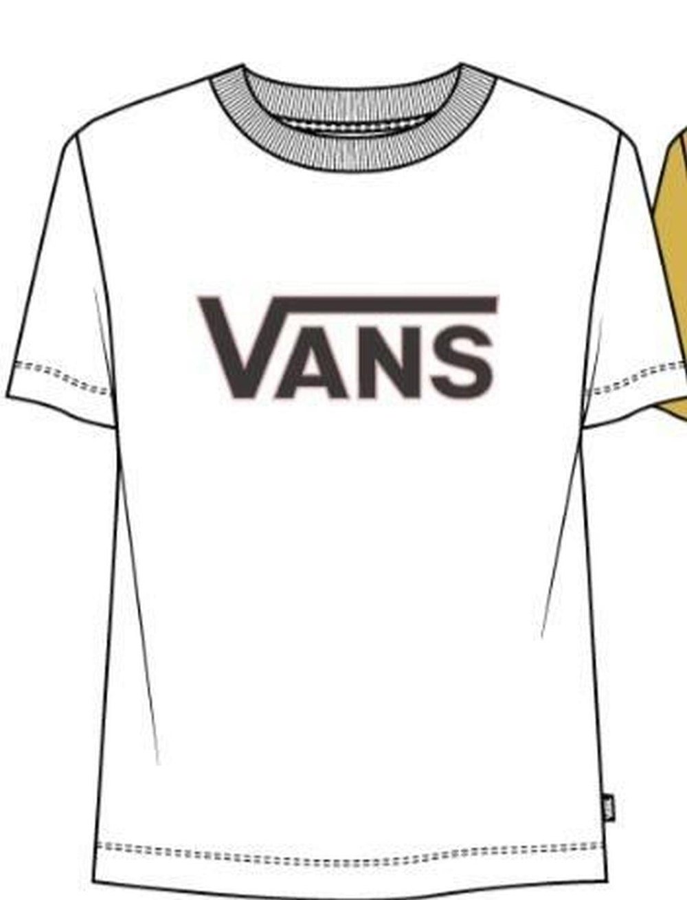 Vans WM Drop V Crew-B Kadın Tişört  VN0A5HNMWHT1