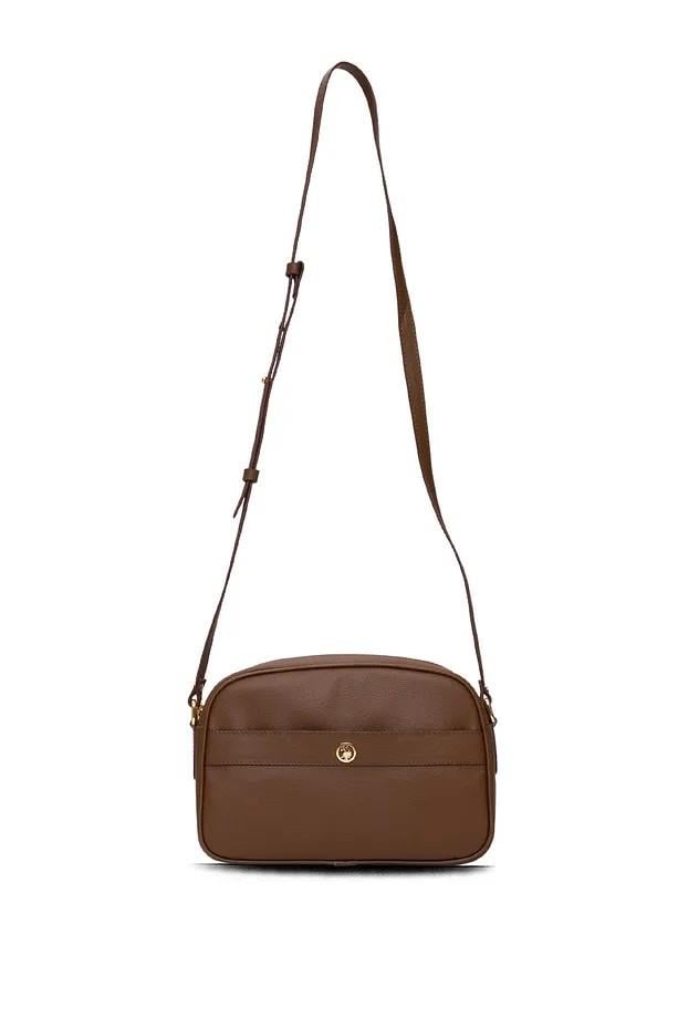 U.S. POLO ASSN. Kadın Çapraz Çanta A.Kahve - US25592