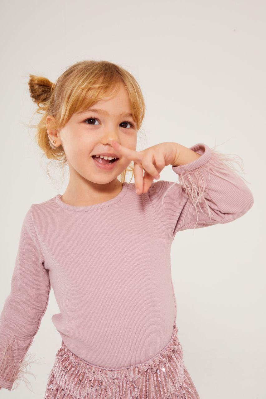 SHİNE COLLECTİON PEMBE ETEK-BLUZ TAKIMI