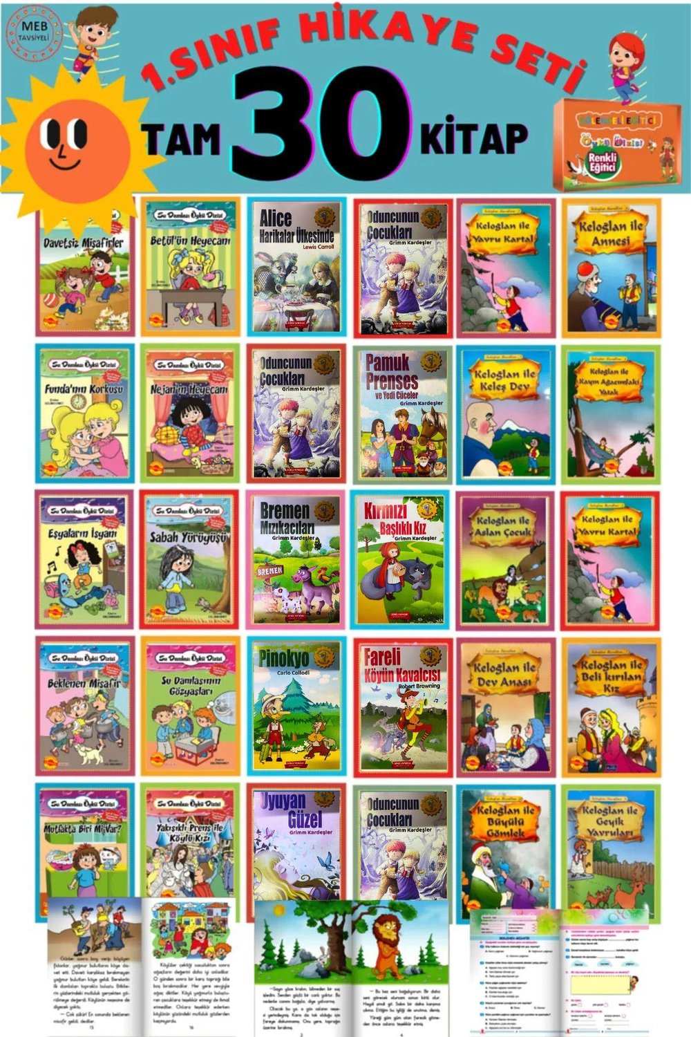 1.sınıflar Için Okumayı Sevdiren Rengarenk Hikaye Seti ( -evony-tonguç)