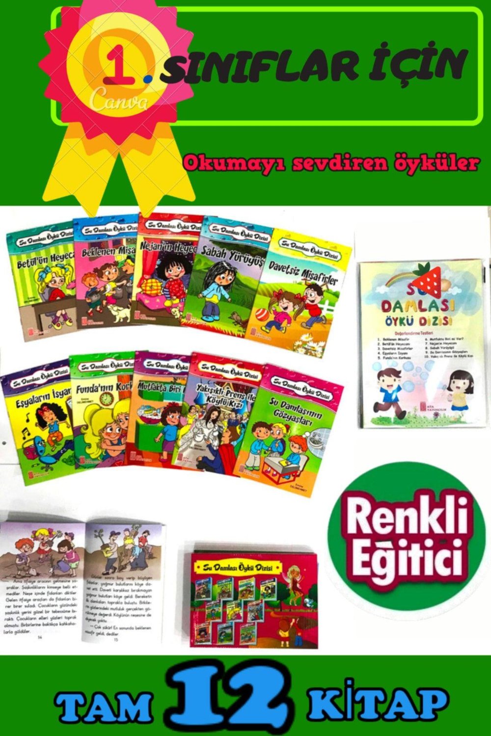 1.sınıf Okumayı Sevdiren Hikaye Seti
