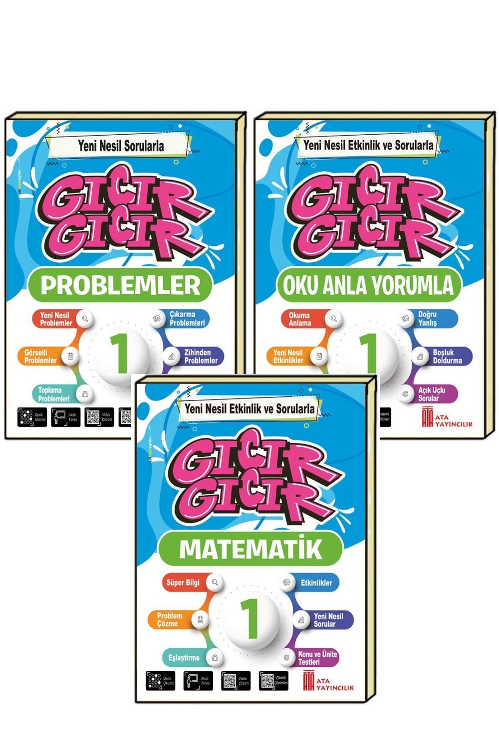 1.sınıf Matematik -oku Anla-problemler Set (3 KİTAP)