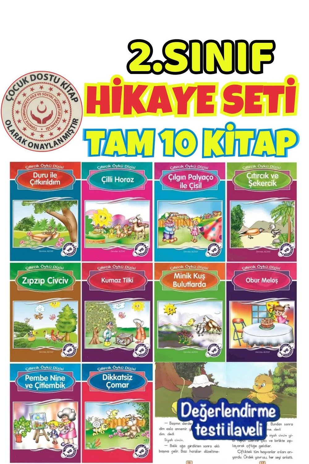 2.sınıflar Için Okumayı Sevdiren Hikaye Kitabı Seti