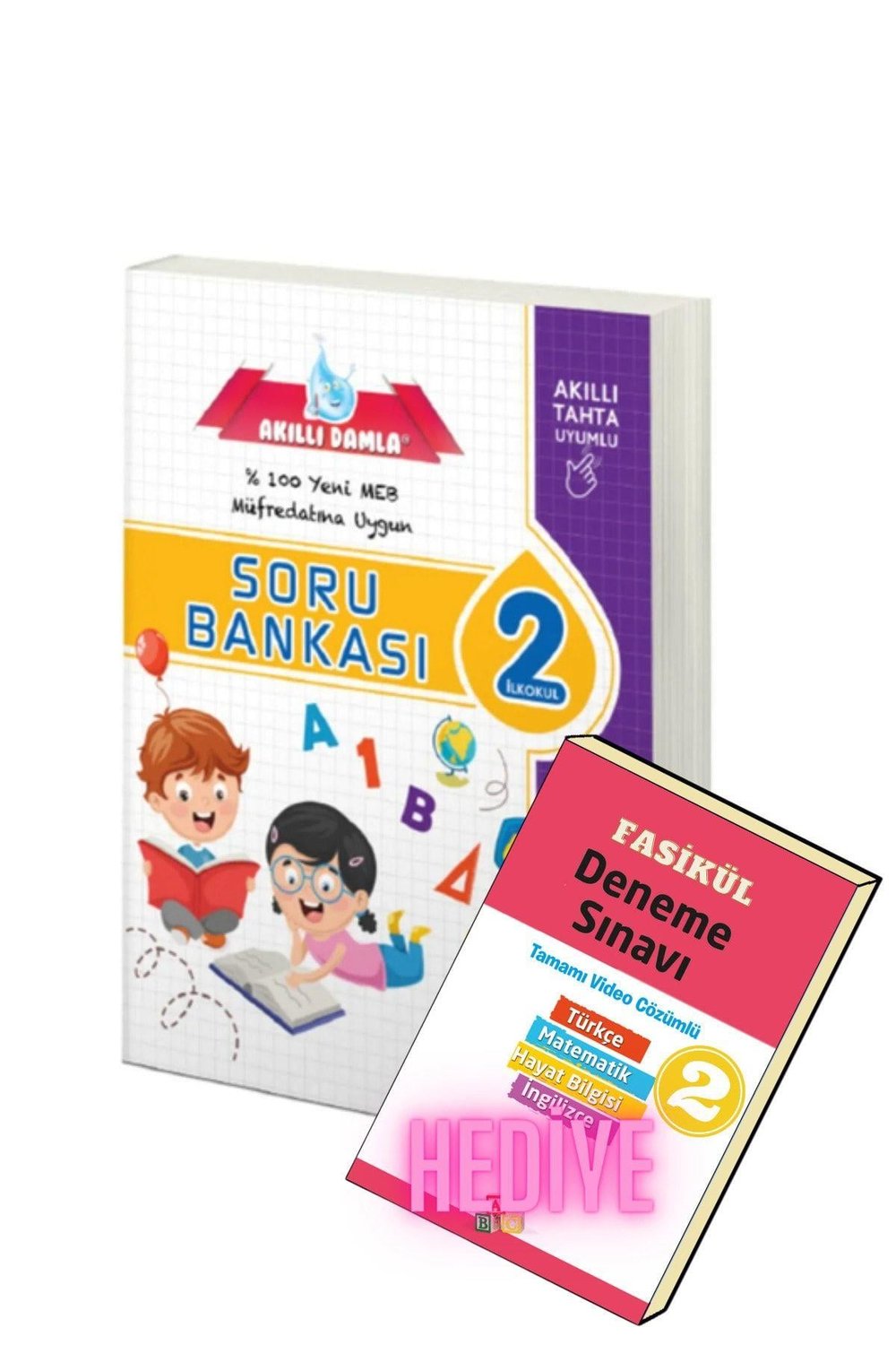 2 Sınıf Akıllı Damla Tüm Dersler Soru Bankası