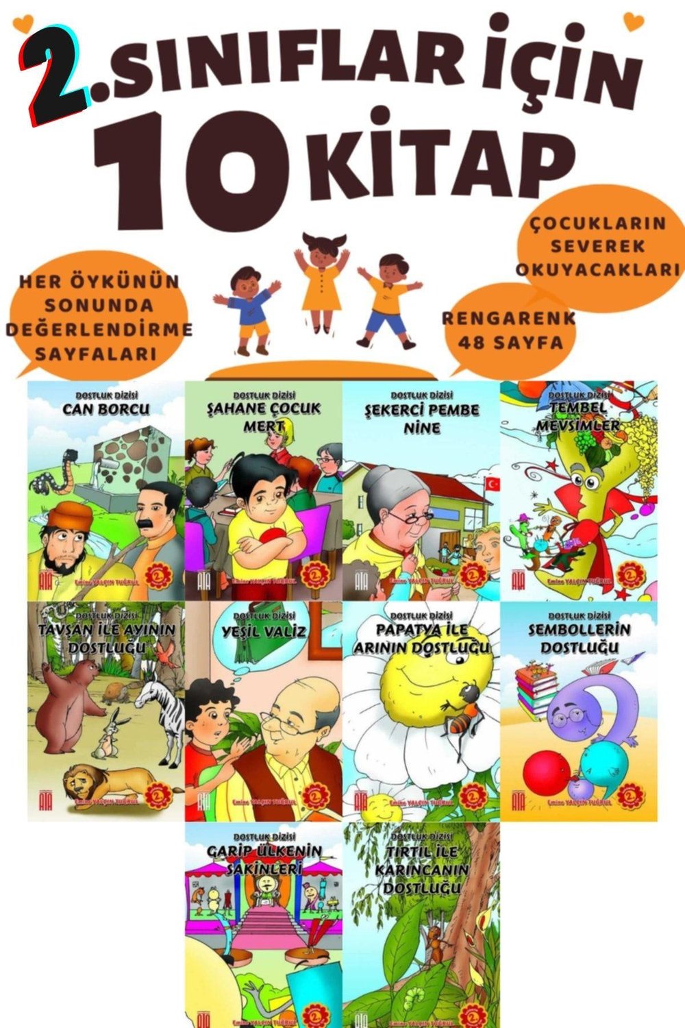2.ve3.sınıf Öğrencileri Için Okuma Kitabı Hikaye Seti Okuma Anlama Geliştirme Harry Ata Evony