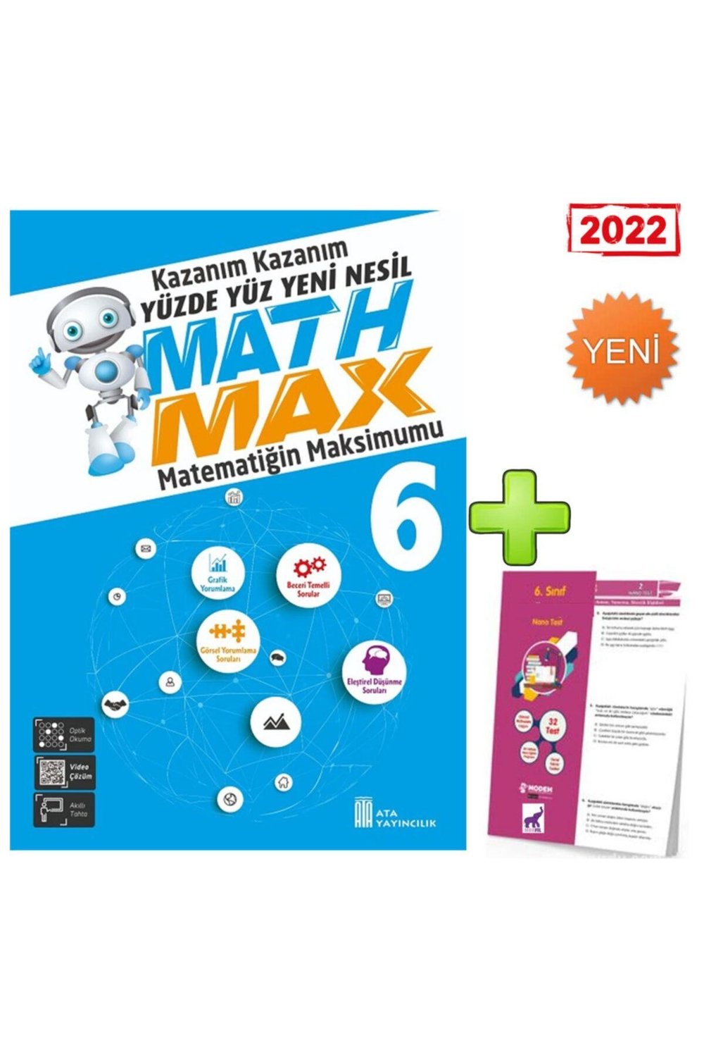 2022 Yeni Baskı- 6. Sınıf Math Max Soru Bankası