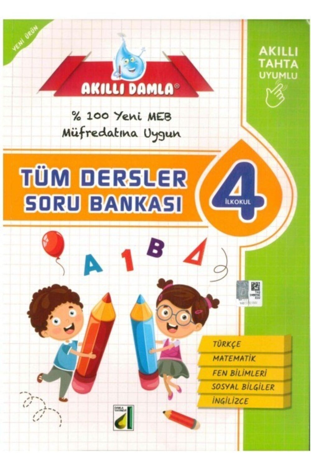 4 Sınıf Akıllı Damla Tüm Dersler Soru Bankası Damla Yayınevi