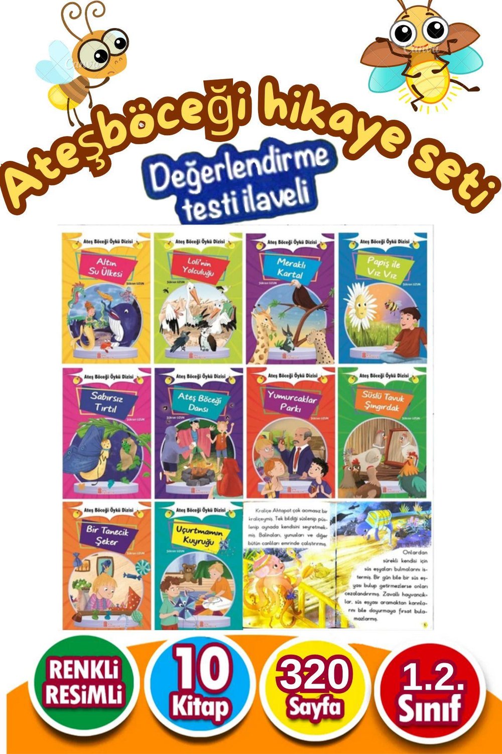 Ateş B. Okumayı Sevdiren Öykü Dizisi 1 Ve 2. Sınıflar