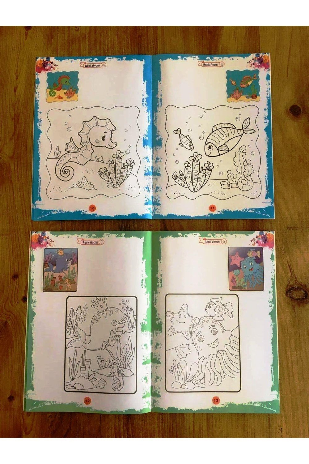 Minikler için Eğlenceli Boyama Kitapları(TAM 20 KİTAP)