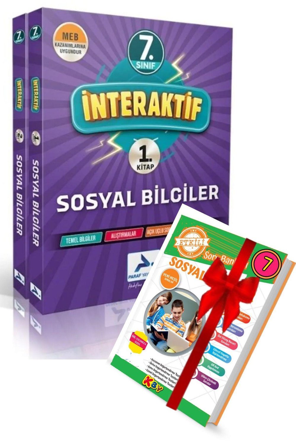 Paraf 7. Sınıf İnteraktif Sosyal Bilgiler Etkinlikli Soru Bankası 2025