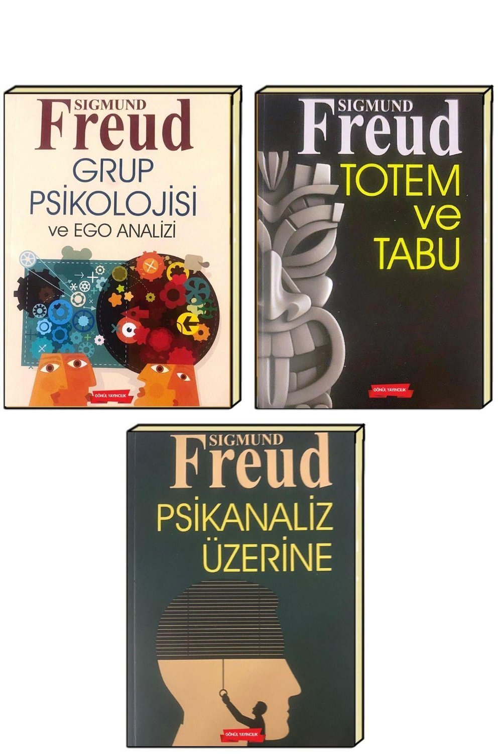 Sigmund Freud Psikanaliz Üzerine Totem Tabu Grup Psikolojisi Tam 3 Kitap