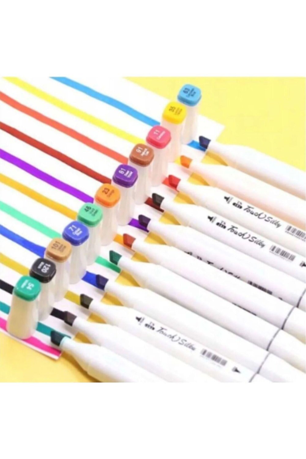 Silky Artist Çift Taraflı Marker 48li Set Özel Mika Taşıma Çantalı Markör