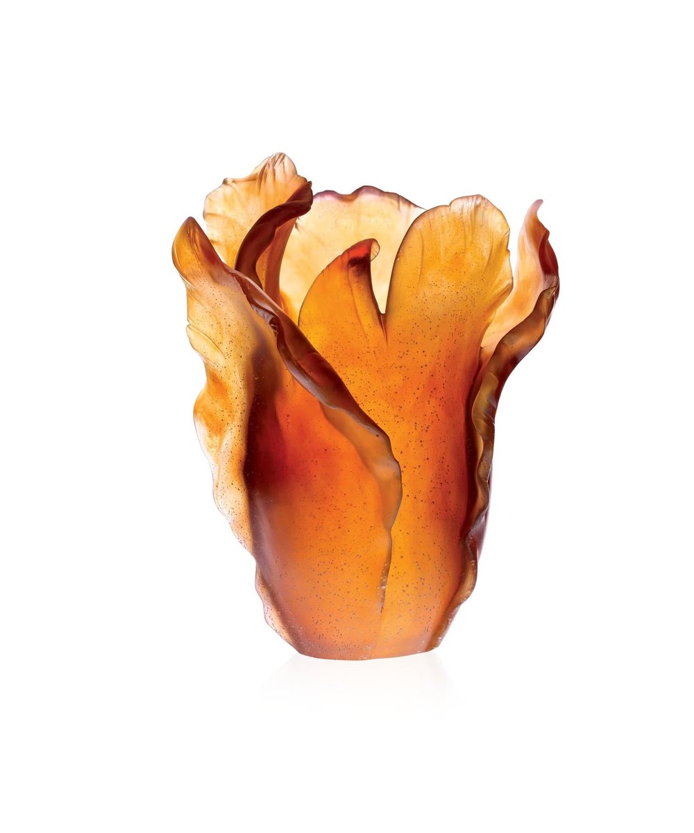 Tulipe Large Vazo Amber