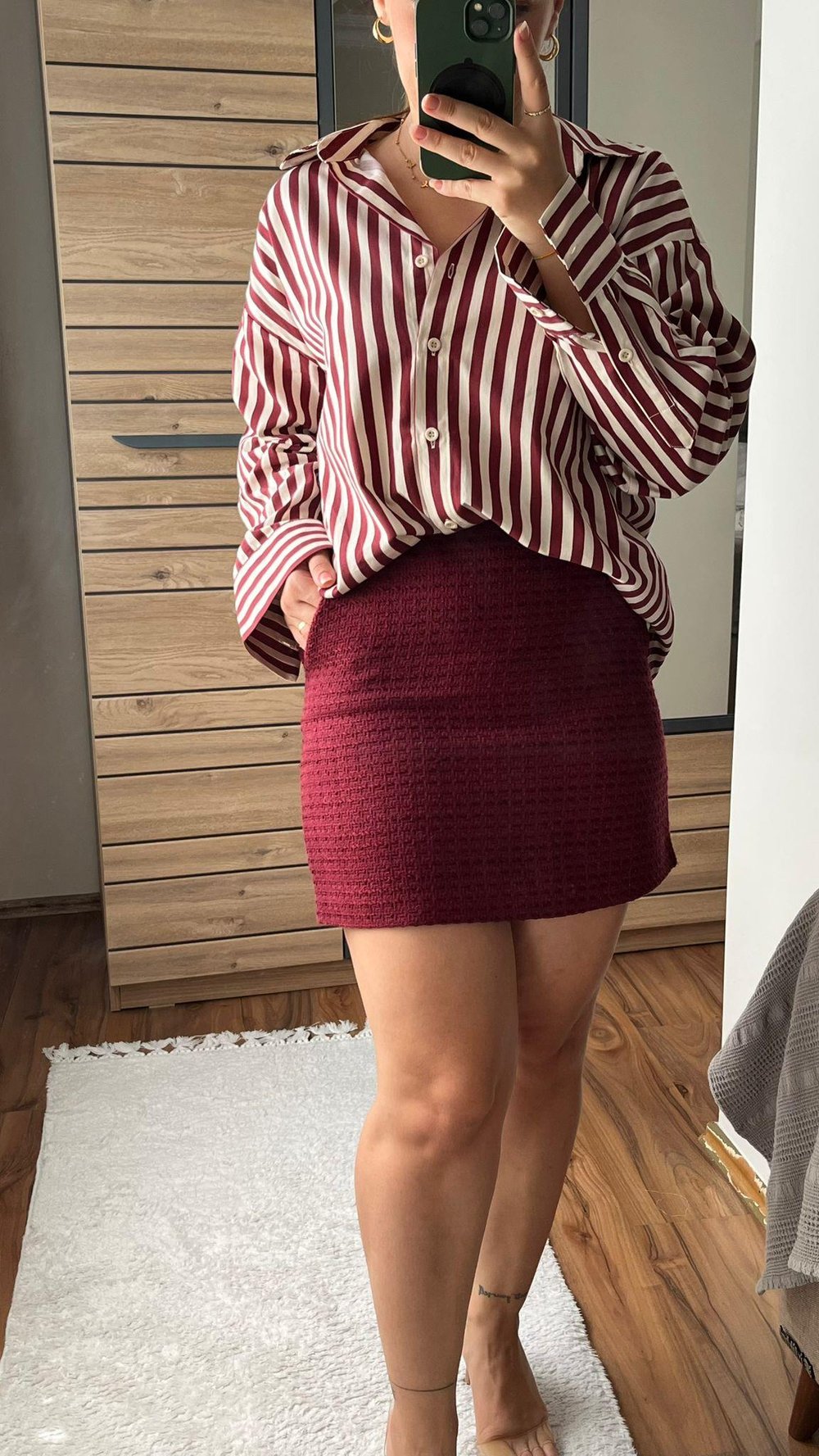 Bordo Cepli Kalem Etek