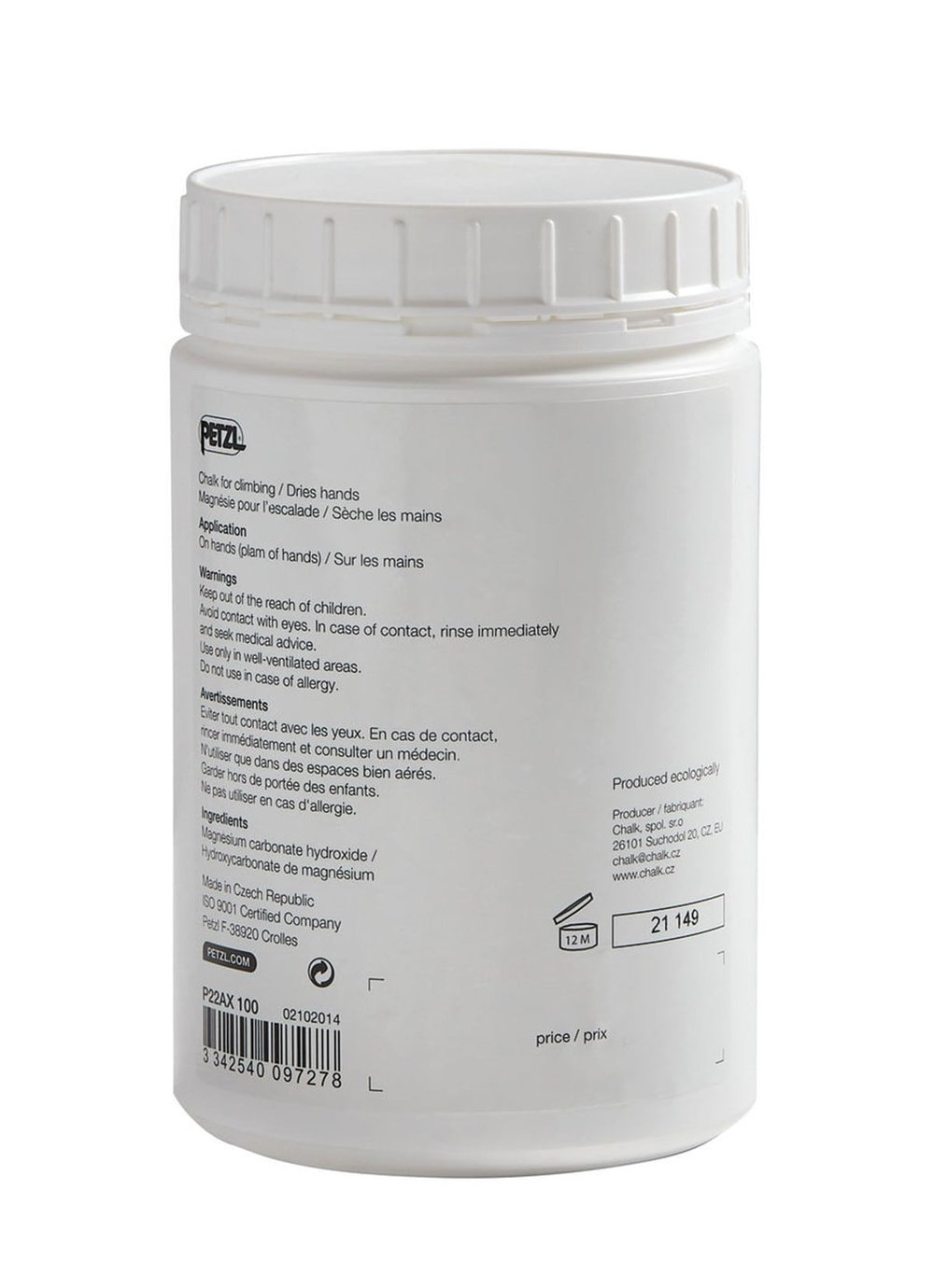 PETZL POWER CRUNCH BOX Magnezyum Tozu