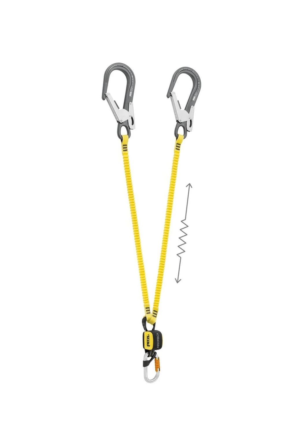 PETZL ABSORBICA-Y MGO Lanyard - Avrupa Versiyonu
