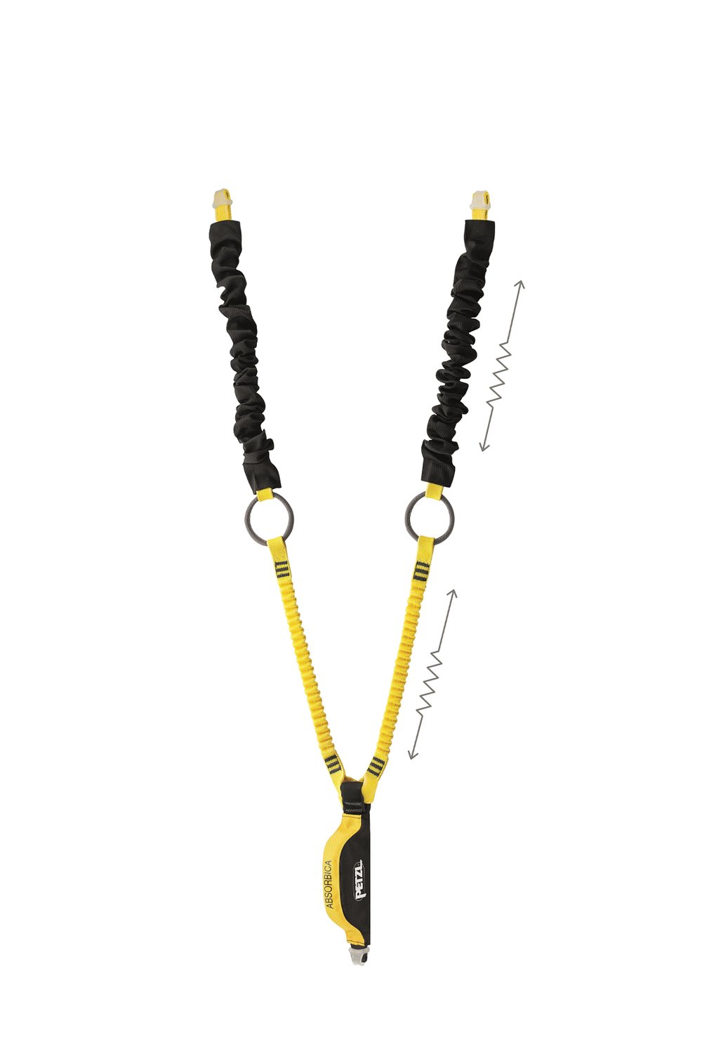 PETZL ABSORBICA-Y TIE-BACK Lanyard