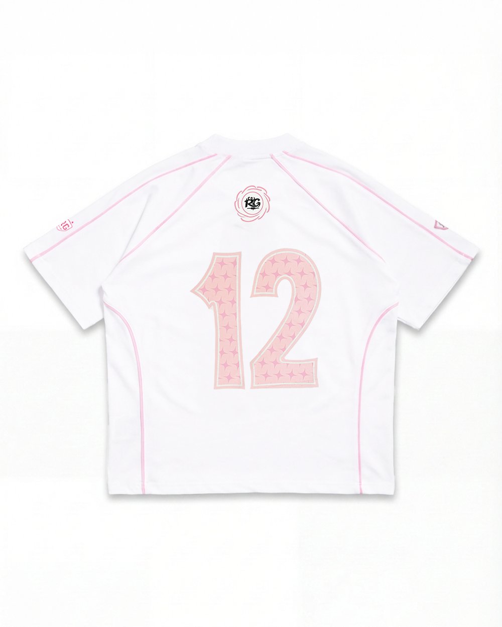 T-shirt Boxy fit “REDSTRİP” - White