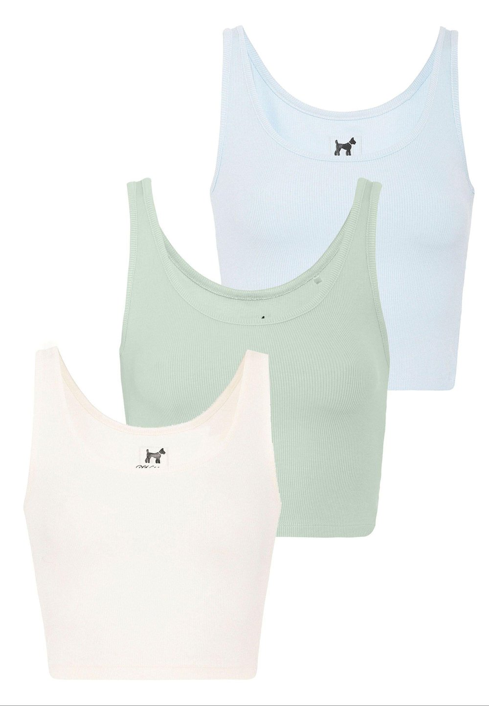 Alyce Kadın Slim Fit Basic 3'lü Atlet