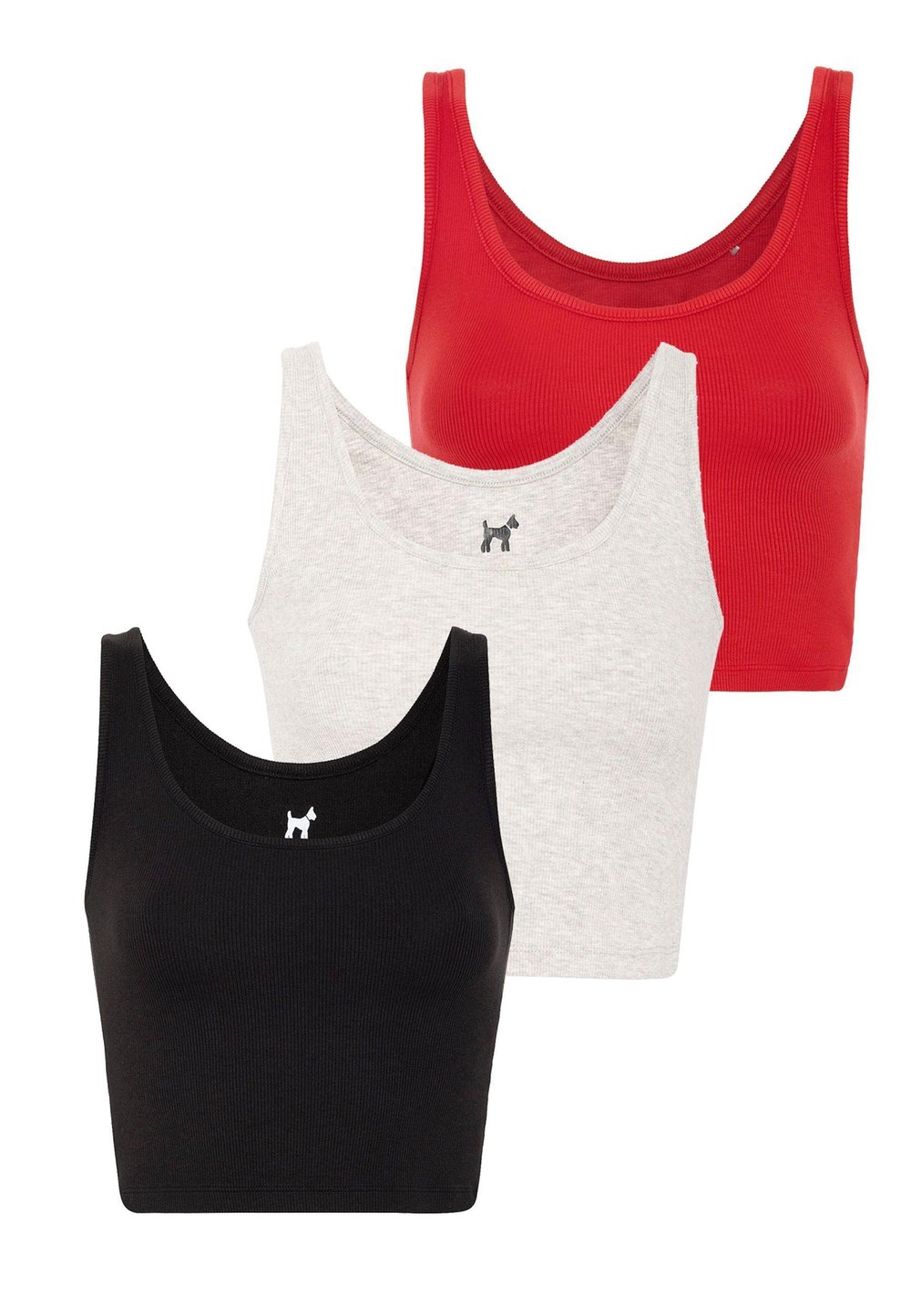 Alyce Kadın Slim Fit Basic 3'lü Atlet