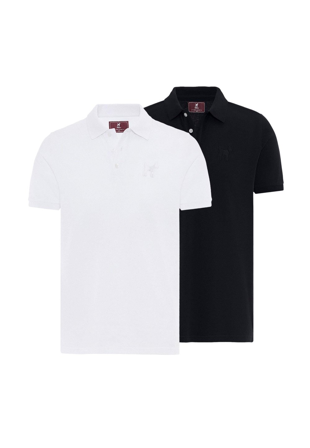 Roman Erkek Regular Fit 2'li Polo Yaka T-Shirt
