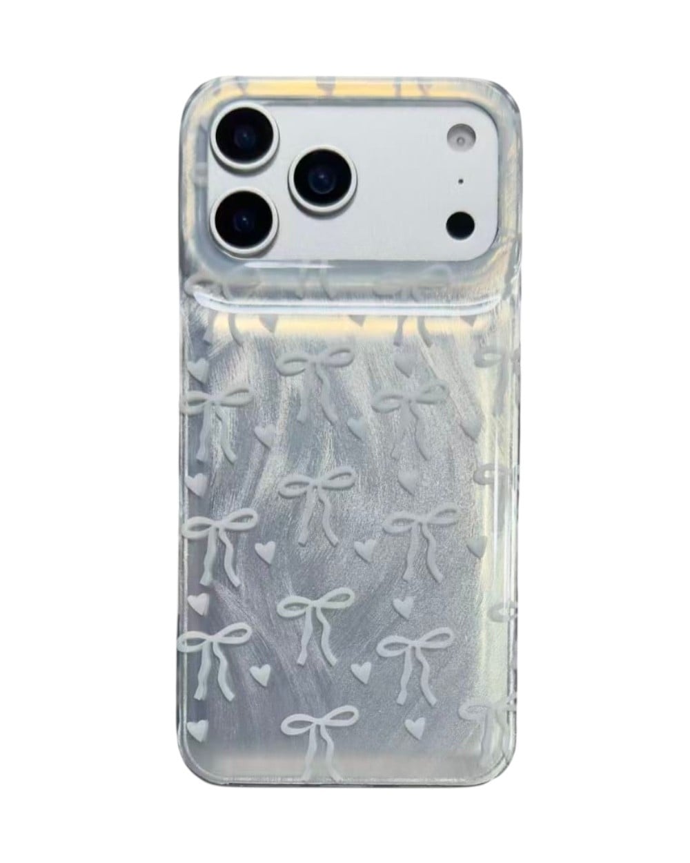Telefon Kılıfı Iphone Uyumlu Renkli Pastel Fiyonk Desenli Kılıf