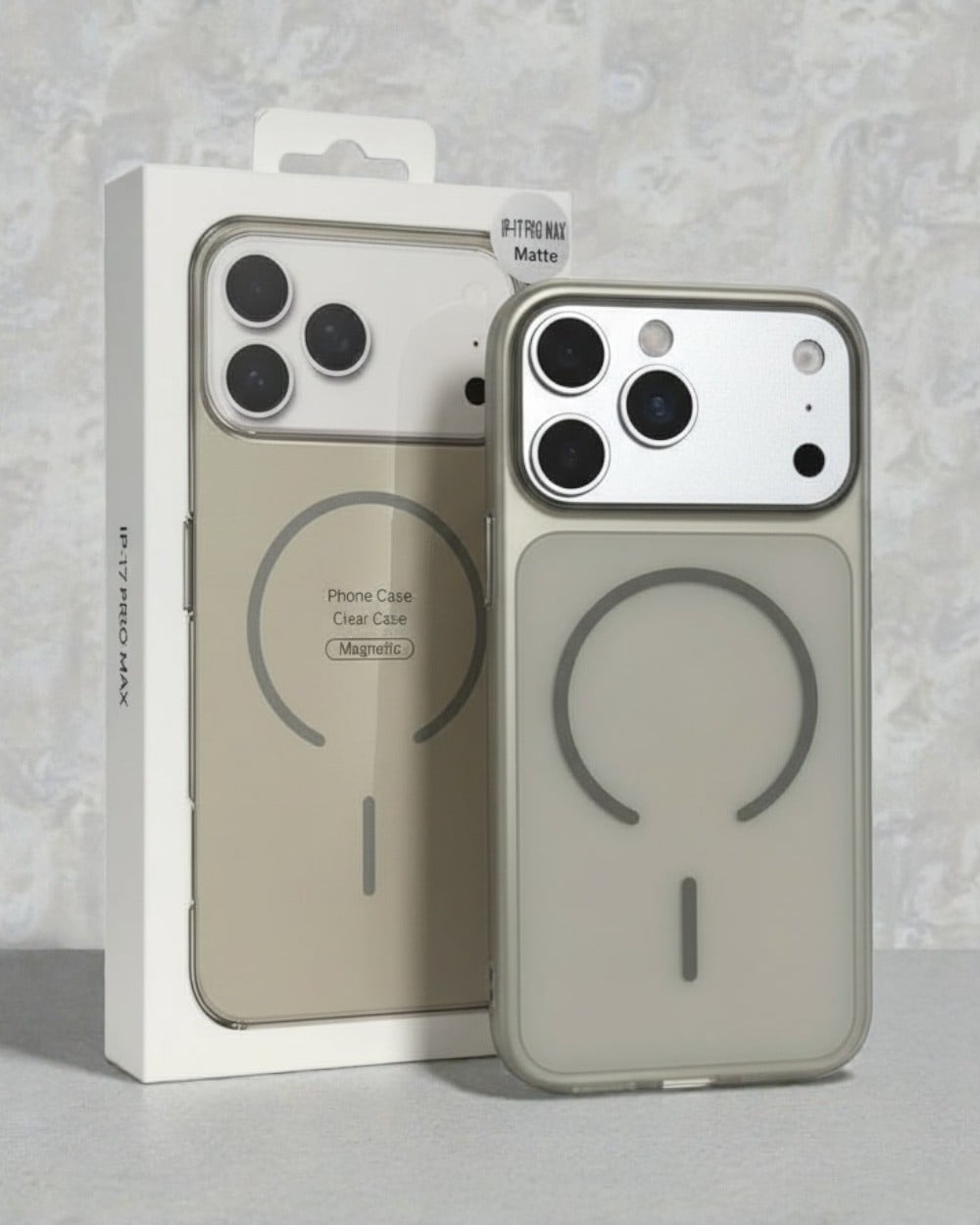 Iphone Uyumlu Altı Açık Mat İnce Magsafe Destekli Kılıf